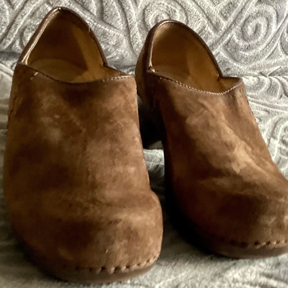 Dansko Brown  Suede Women's Clogs
